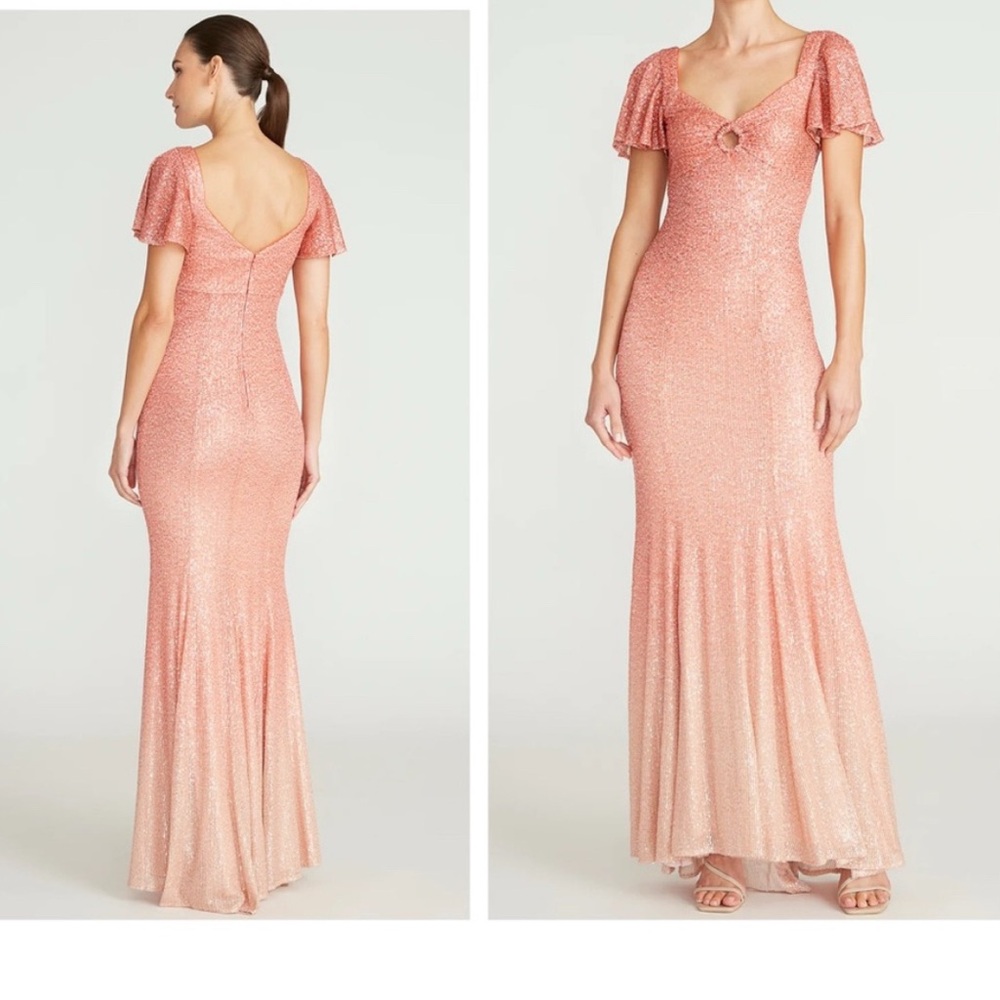 NWT THEIA Sequin Ombre “Estelle” Evening Gown!